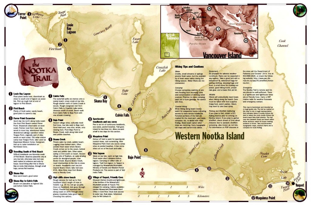 Nootka_Trail_Map